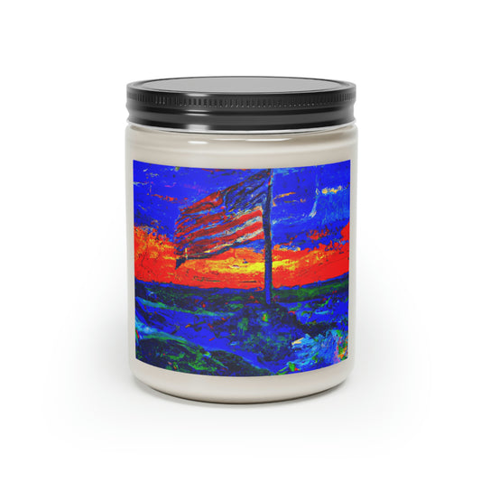Flag at Sunset - Scented Soy Candle - 50 hour - Know Farms, Know Food